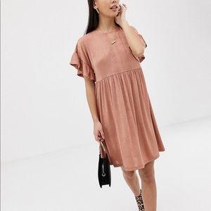 Blush Colored Baby Doll Dress